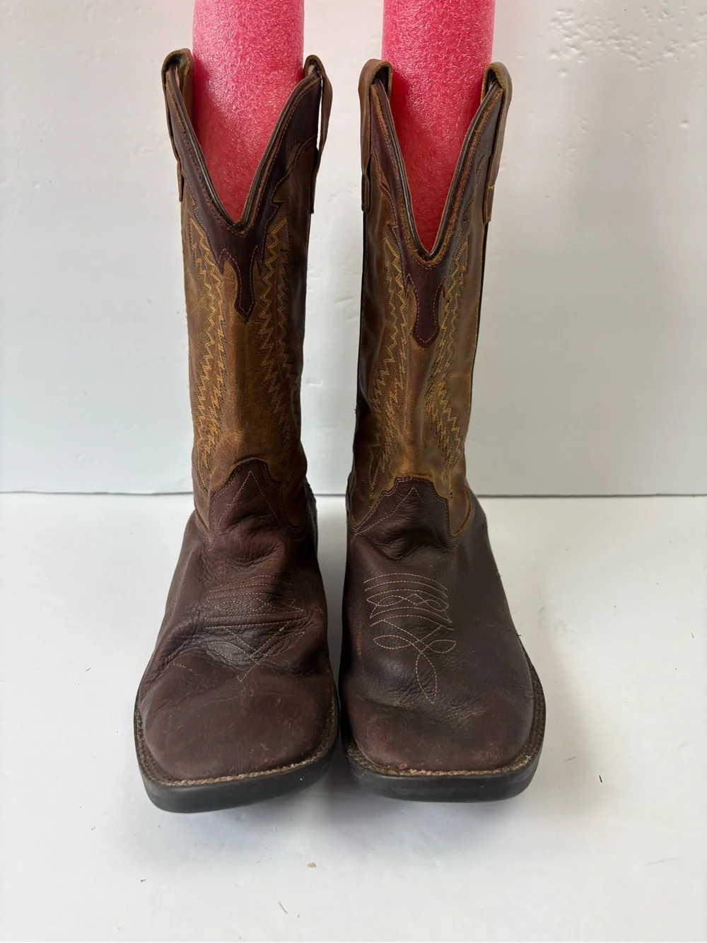 Old West Cowboy Boots Boys Size 7 Thunder Oiled BSY1871
